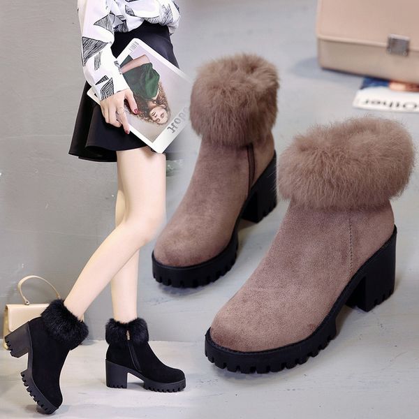 snow boots for women boots-women women's low shoes booties ladies zipper round toe plush winter footwear 2019 ankle rock fur, Black
snow boots for women boots-women women's low shoes booties ladies zipper round toe plush winter footwear 2019 ankle rock fur, Black