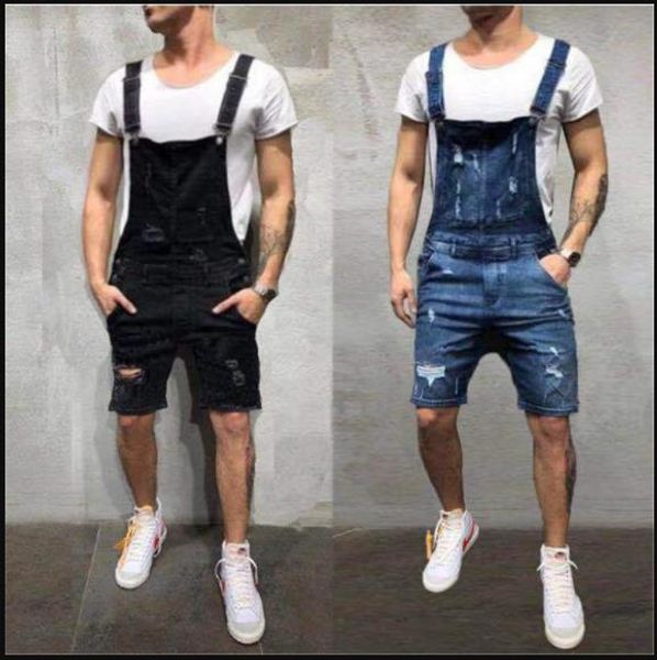 designer skinny short men jean overalls summer fashion holes jean work pants male apparel, Blue
designer skinny short men jean overalls summer fashion holes jean work pants male apparel, Blue