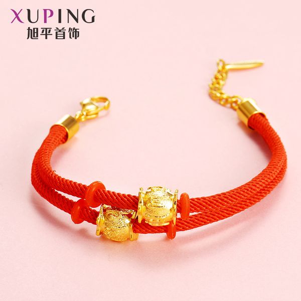 xuping jewelry faux golden new style ethnic-style double-line red rope bracelets manufacturers wholesale selling b, Silver
xuping jewelry faux golden new style ethnic-style double-line red rope bracelets manufacturers wholesale selling b, Silver