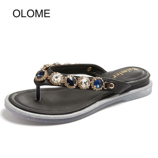 2020 summer fashion flip flops crystals female leisure slippers with rhinestones ladies casual slides soft zapatos mujer, Black
2020 summer fashion flip flops crystals female leisure slippers with rhinestones ladies casual slides soft zapatos mujer, Black