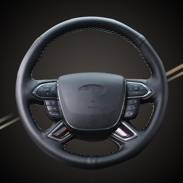 car braid on the steering wheel cover for taurus 2016 2017 hand-stitch auto braiding covers car-styling interior accessory
car braid on the steering wheel cover for taurus 2016 2017 hand-stitch auto braiding covers car-styling interior accessory
