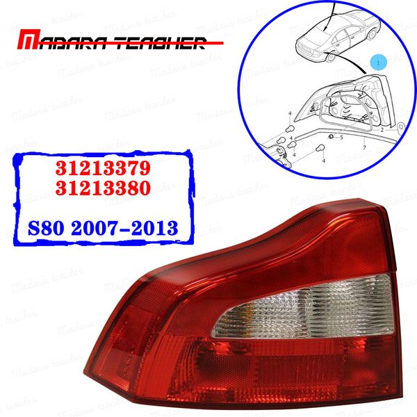 left right pre-facelift rear tail light pair 31213379 31213380 for s80 mk2 2007 2008 2009 2010 2011 2012 2013
left right pre-facelift rear tail light pair 31213379 31213380 for s80 mk2 2007 2008 2009 2010 2011 2012 2013