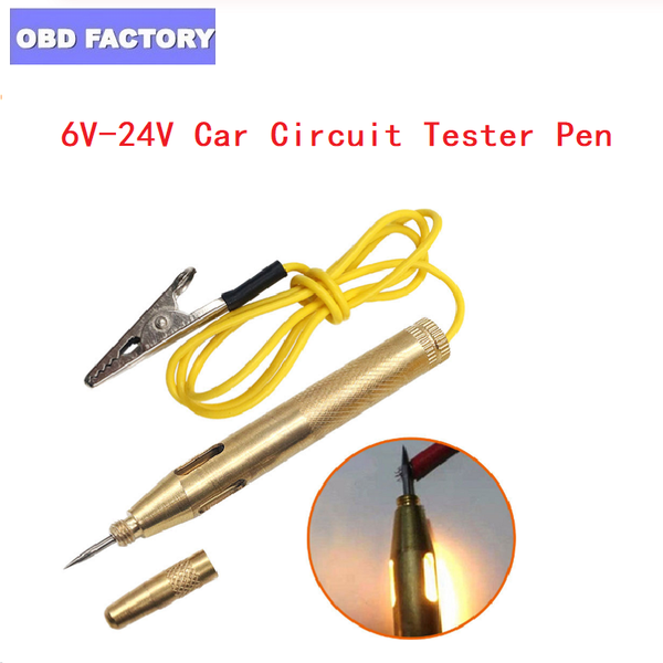 6v 12v 24v car circuit tester pen auto circuit voltate test tool probe dc 6v-24v automobiles motorcycles trucks boats work
6v 12v 24v car circuit tester pen auto circuit voltate test tool probe dc 6v-24v automobiles motorcycles trucks boats work