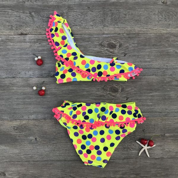 2019 girls swimsuit two pieces children's swimwear children dot print girls bikini sets bathing suit biquini infantil a30, White;black
2019 girls swimsuit two pieces children's swimwear children dot print girls bikini sets bathing suit biquini infantil a30, White;black