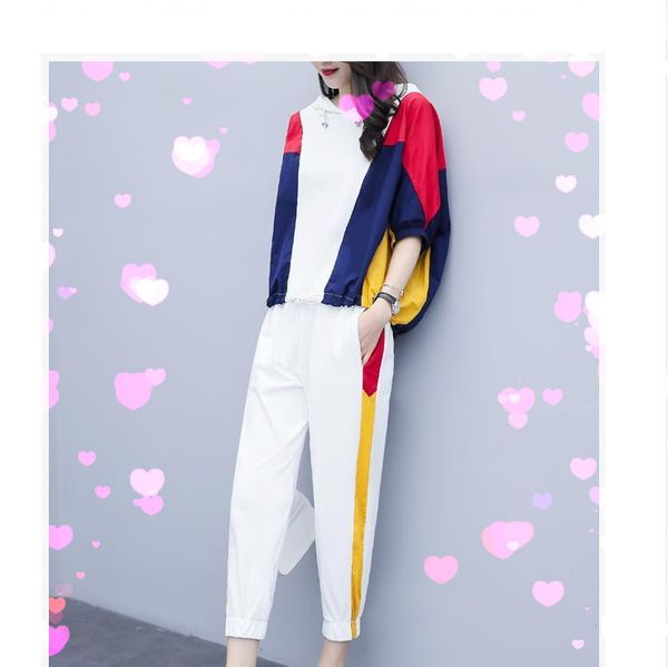 sell like cakes new women's autumn 2020 big yards two leggings spell have cap jackets nine minutes of pants suit female leisure fashion
sell like cakes new women's autumn 2020 big yards two leggings spell have cap jackets nine minutes of pants suit female leisure fashion