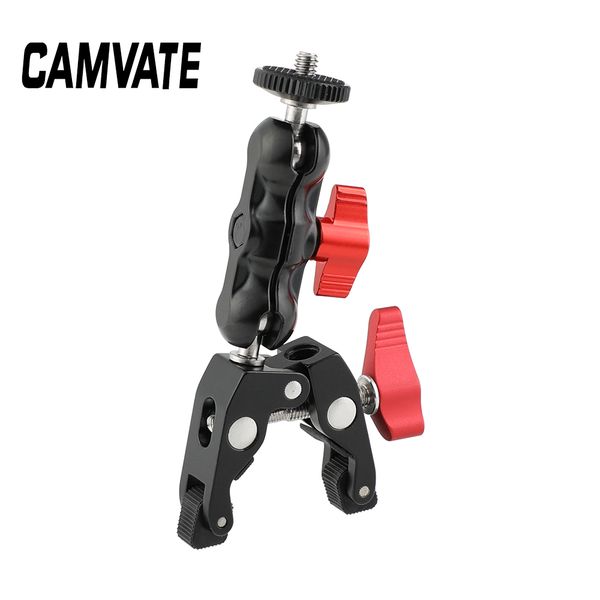 camvate универсальный супер зажим мини-шаровая головка 1/4"-20 винт адаптер (красная ручка) c2509
camvate универсальный супер зажим мини-шаровая головка 1/4"-20 винт адаптер (красная ручка) c2509