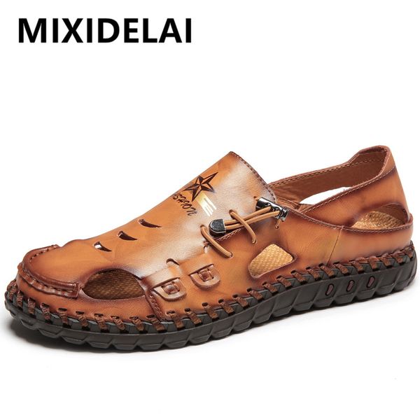 new summer men sandals outdoor handwork men shoes casual shoes leather sandals the men's slippers big size 38-46, Black
new summer men sandals outdoor handwork men shoes casual shoes leather sandals the men's slippers big size 38-46, Black