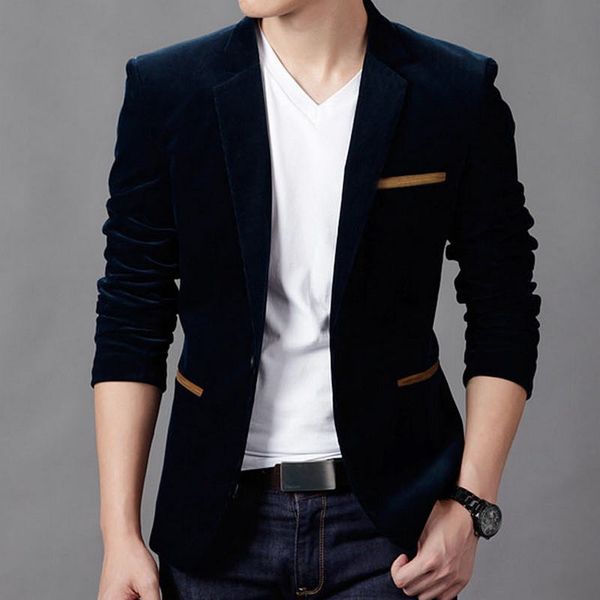 new mens fashion blazer british's style casual slim fit suit male blazers men coat size 3xl, White;black
new mens fashion blazer british's style casual slim fit suit male blazers men coat size 3xl, White;black