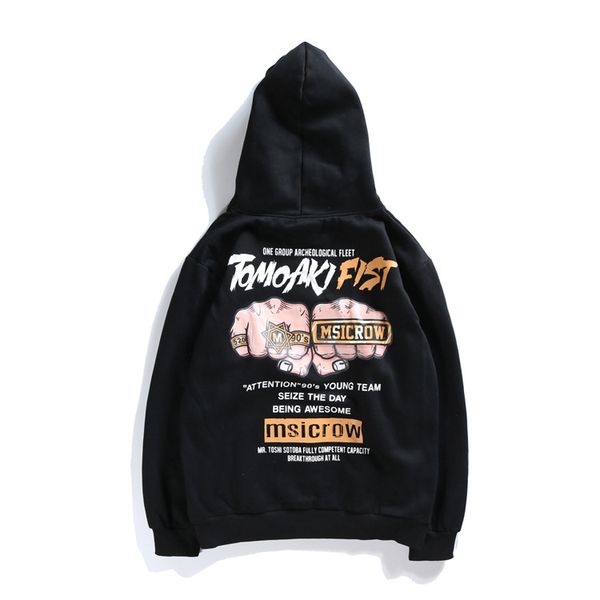 мужская толстовка hip hop original осень / зима 2019 с капюшоном и бархатной толстовкой, Black
мужская толстовка hip hop original осень / зима 2019 с капюшоном и бархатной толстовкой, Black