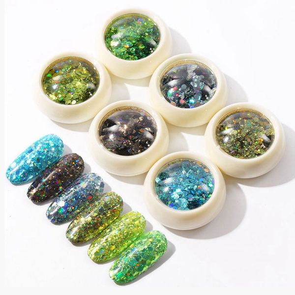 6pcs/set nail sequins glitter 3d nail art decorations gradient colorful manicure design diy for uv gel polish, Silver;gold
6pcs/set nail sequins glitter 3d nail art decorations gradient colorful manicure design diy for uv gel polish, Silver;gold