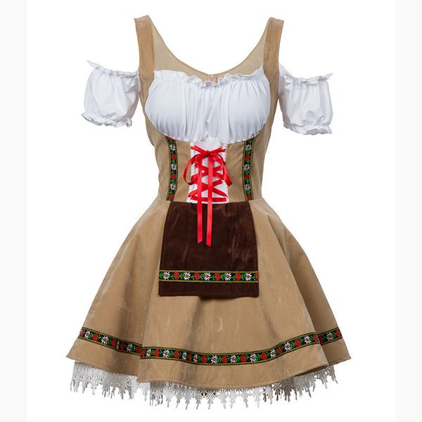 oktoberfest beer girl costume maid wench germany bavarian short sleeve fancy dress dirndl for women, Black
oktoberfest beer girl costume maid wench germany bavarian short sleeve fancy dress dirndl for women, Black