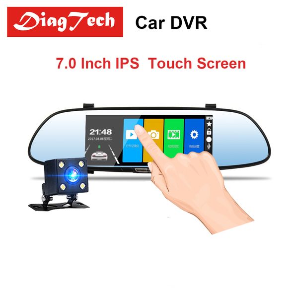 7" car dvr camera rearview mirror ips touch screen auto dvr full hd 1080p night vision dash cam dual lens auto registrator
7" car dvr camera rearview mirror ips touch screen auto dvr full hd 1080p night vision dash cam dual lens auto registrator