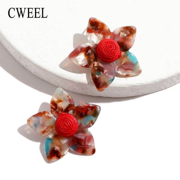 cweel women flower stud earrings female 2019 statement earings fashion jewelry oorbellen party wedding bridal acrylic earring, Golden;silver
cweel women flower stud earrings female 2019 statement earings fashion jewelry oorbellen party wedding bridal acrylic earring, Golden;silver