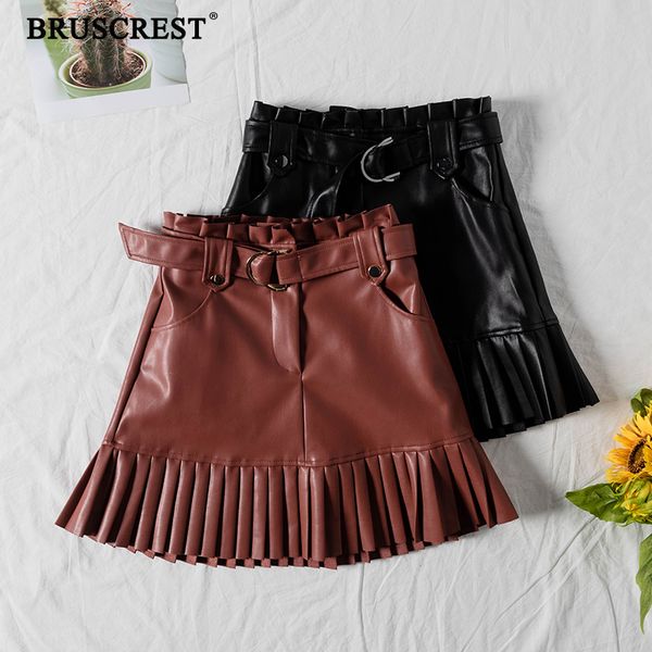 casual pu leather skirt autumn ruffle skirts vintage black high waist skirt faux leather skirts with pocket punk pleated
casual pu leather skirt autumn ruffle skirts vintage black high waist skirt faux leather skirts with pocket punk pleated