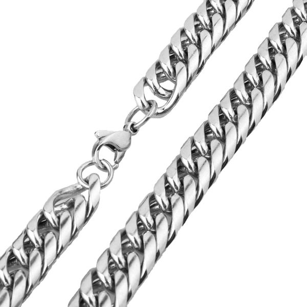 13mm mens necklaces chains stainless steel silver necklace for men's double curb cuban link fashion jewelry customized 7-40" hot
13mm mens necklaces chains stainless steel silver necklace for men's double curb cuban link fashion jewelry customized 7-40" hot