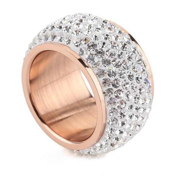 new fashion titanium stainless steel iced out diamond womens finger ring band wedding engagement bride band ring jewelry for women wholesale, Silver
new fashion titanium stainless steel iced out diamond womens finger ring band wedding engagement bride band ring jewelry for women wholesale, Silver
