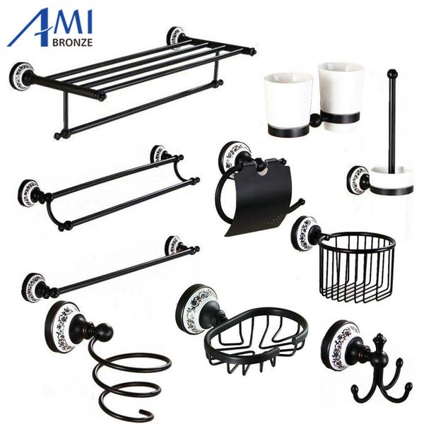 oil black copper porcelain base bathroom accessories bath towel shelf towel bar paper holder cloth hook bp-9300
oil black copper porcelain base bathroom accessories bath towel shelf towel bar paper holder cloth hook bp-9300