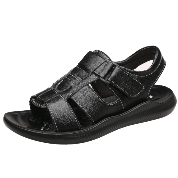 sandals mens summer genuine leather male beach soft comfortable outdoor slippers slip-on man, Black
sandals mens summer genuine leather male beach soft comfortable outdoor slippers slip-on man, Black