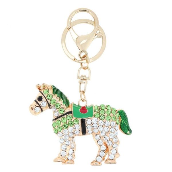 2020 multicolor crystal horse metal bag pendant key holder keyring keychain for car women's bags decoration, Silver
2020 multicolor crystal horse metal bag pendant key holder keyring keychain for car women's bags decoration, Silver