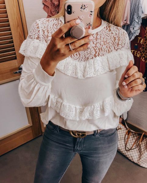 foridol white elegant lace blouse women autumn winter long sleeve solid womens and blouses women shirts fashion 2019 new
foridol white elegant lace blouse women autumn winter long sleeve solid womens and blouses women shirts fashion 2019 new