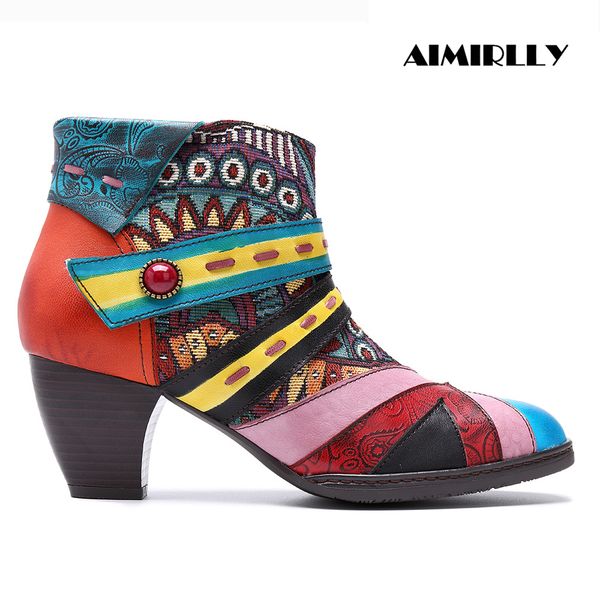 womens ankle boots round toe mid heel cow leather & fabric patchwork booties straps female shoes ankle buckle short zipper, Black
womens ankle boots round toe mid heel cow leather & fabric patchwork booties straps female shoes ankle buckle short zipper, Black
