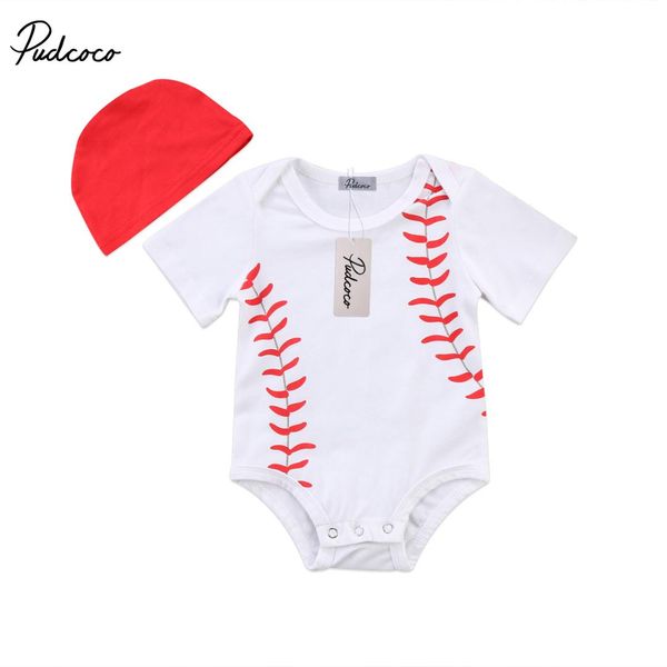 0-24m infant baby boys girls baseball pattern bodysuit outfits babies baseballs bodysuits hat 2pcs clothes, White
0-24m infant baby boys girls baseball pattern bodysuit outfits babies baseballs bodysuits hat 2pcs clothes, White