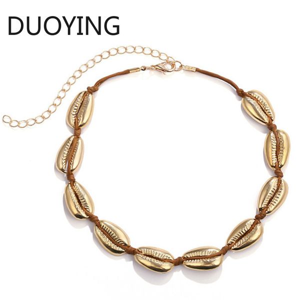 boho природа shell колье ожерелье ручной работы гавайи пляж каури море shell бусины ожерелье золотая цепь ювелирные изделия для женщин девоч, Golden;silver 
boho природа shell колье ожерелье ручной работы гавайи пляж каури море shell бусины ожерелье золотая цепь ювелирные изделия для женщин девоч, Golden;silver