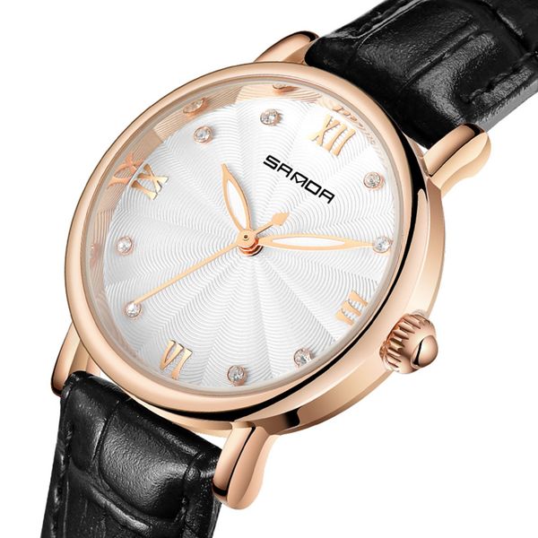 sanda women casual watch quartz watches waterproof leather strap p222, Slivery;brown
sanda women casual watch quartz watches waterproof leather strap p222, Slivery;brown
