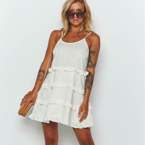 women summer boho sleeveless dress ladies casual party summer holiday beach ruffle a-line short mini dress sundress, Black;gray
women summer boho sleeveless dress ladies casual party summer holiday beach ruffle a-line short mini dress sundress, Black;gray