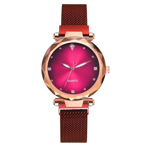 women watch fashion magnetic red steel mesh band watch women watches ladies diamond female clock relogio feminno, Slivery;brown
women watch fashion magnetic red steel mesh band watch women watches ladies diamond female clock relogio feminno, Slivery;brown