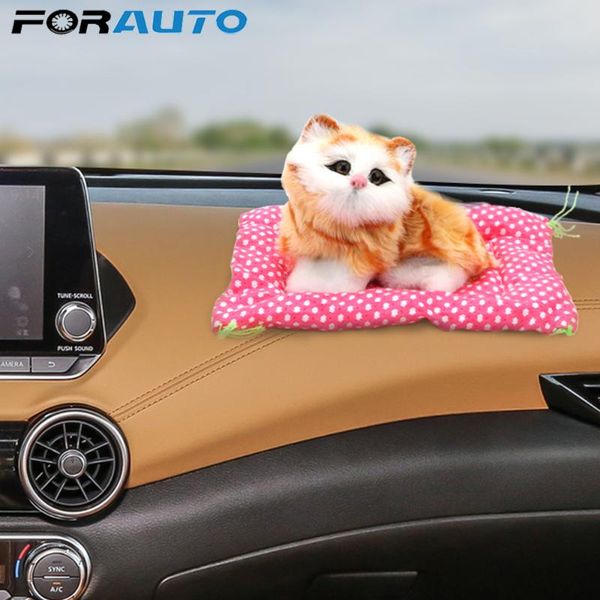 forauto car ornament with sound cute kitten toys dashboard decoration simulation plush cat doll auto accessories car-styling
forauto car ornament with sound cute kitten toys dashboard decoration simulation plush cat doll auto accessories car-styling
