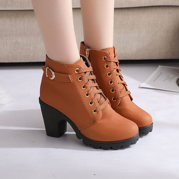 lady boots leather women's shoes boots-women zipper round toe booties woman 2019 high heels ladies mid calf autumn large size, Black
lady boots leather women's shoes boots-women zipper round toe booties woman 2019 high heels ladies mid calf autumn large size, Black