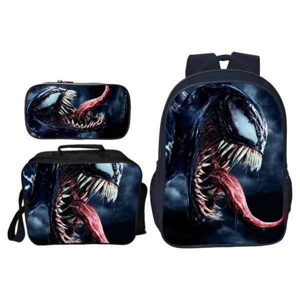 2019 new 3pcs/set printing hero venom kids baby school bags suit bag cartoon children backpacks for boys schoolbag
2019 new 3pcs/set printing hero venom kids baby school bags suit bag cartoon children backpacks for boys schoolbag