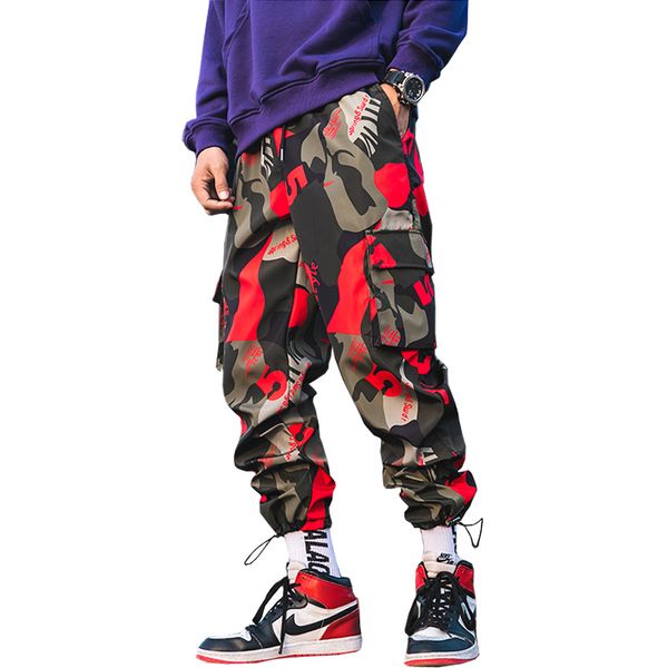 2019 new men camouflage cargo pants men street harem pants fitness runners trousers comfortable ankle length sweatpants lbz44, Black
2019 new men camouflage cargo pants men street harem pants fitness runners trousers comfortable ankle length sweatpants lbz44, Black