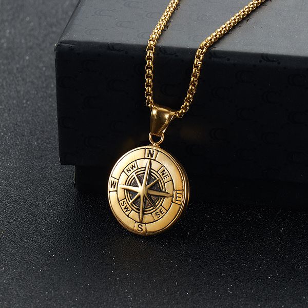 stainless steel chain antique compass gold necklace men star/letter necklace silver color round pendant fashion necklaces 2019
stainless steel chain antique compass gold necklace men star/letter necklace silver color round pendant fashion necklaces 2019