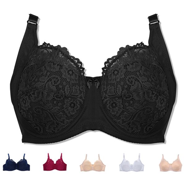 plus size bra lace bras for women fashion large size push up d e cup bralette lingerie ultrathin brassiere underwear, Red;black
plus size bra lace bras for women fashion large size push up d e cup bralette lingerie ultrathin brassiere underwear, Red;black