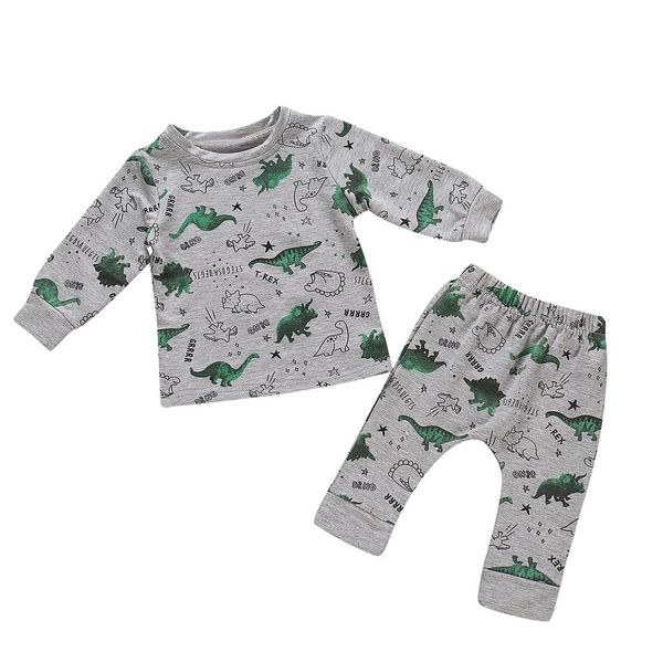 romirus fashion infant kid boys clothes long sleeve cartoon dinosaur +pants pajamas sleepwear roupa infantil outfits set, White
romirus fashion infant kid boys clothes long sleeve cartoon dinosaur +pants pajamas sleepwear roupa infantil outfits set, White
