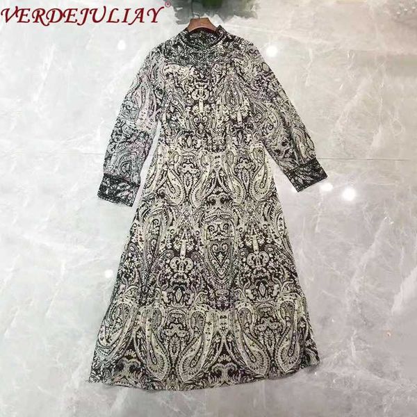 verdejuliay retro european a-line dresses women luxury embroidery shoulder & lantern sleeve 2020 spring runway print long dress, Black;gray
verdejuliay retro european a-line dresses women luxury embroidery shoulder & lantern sleeve 2020 spring runway print long dress, Black;gray