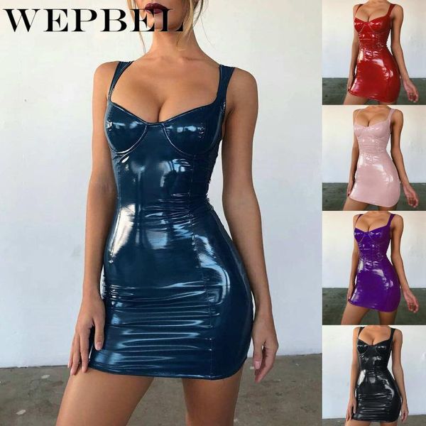 wepbel dress spaghetti strap shiny clubwear high waist women dress square collar above knee solid color sleeveless dresses, Black;gray
wepbel dress spaghetti strap shiny clubwear high waist women dress square collar above knee solid color sleeveless dresses, Black;gray