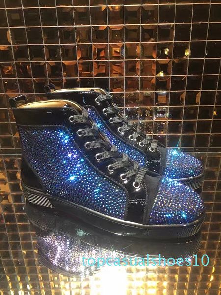 new red bottoms sneakers shoes for men casual women luxury mens blue crystal outdoors red bottom designer chaussures zapatillas casual t10, Black
new red bottoms sneakers shoes for men casual women luxury mens blue crystal outdoors red bottom designer chaussures zapatillas casual t10, Black