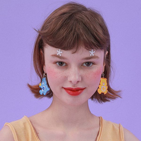 2019 new design cute romantic bear earrings clips dangle earrings mix-match drop earrings for women fashion jewelry for party, Silver
2019 new design cute romantic bear earrings clips dangle earrings mix-match drop earrings for women fashion jewelry for party, Silver