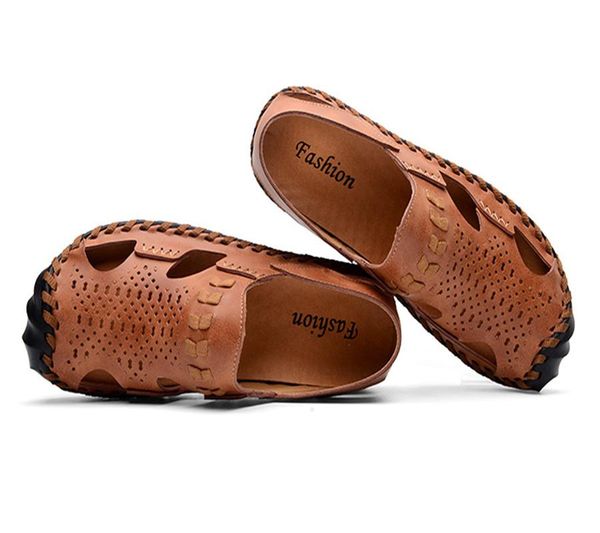 nice summer man sandals genuine leather leisure driving shoes men beach shoes sewing slip-on ankle-wrap casual, Black
nice summer man sandals genuine leather leisure driving shoes men beach shoes sewing slip-on ankle-wrap casual, Black