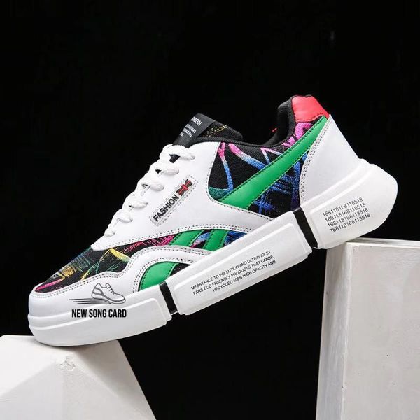 new casual men vulcanized shoes sneakers men's fashion casual lace-up colorful canvas sport graffiti board shoes, Black
new casual men vulcanized shoes sneakers men's fashion casual lace-up colorful canvas sport graffiti board shoes, Black