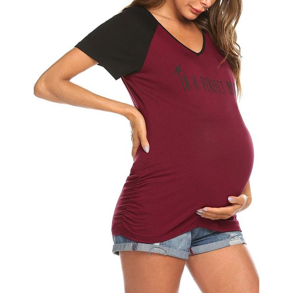 maternity t-shirt women's maternity short sleeve comfy v-neck letter print pregnant t-shirt maternity clothes#p40us, White
maternity t-shirt women's maternity short sleeve comfy v-neck letter print pregnant t-shirt maternity clothes#p40us, White