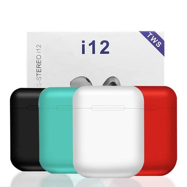 earbuds i12 tws 5.0 earphone headphones sport wireless pop up window earpiece headset with package 
earbuds i12 tws 5.0 earphone headphones sport wireless pop up window earpiece headset with package