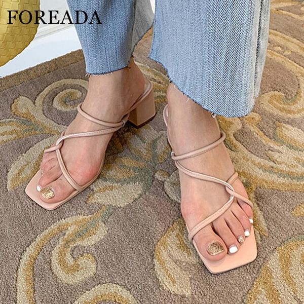 foreada natural genuine leather slippers square toe high heels block heel slippers narrow band shoes lady sandals beige pink 43, Black
foreada natural genuine leather slippers square toe high heels block heel slippers narrow band shoes lady sandals beige pink 43, Black