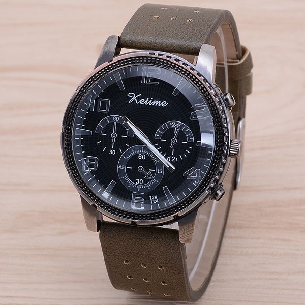 new fashion business mens watch mens korean-style casual sports three-eye quartz watch wholesale, Slivery;brown
new fashion business mens watch mens korean-style casual sports three-eye quartz watch wholesale, Slivery;brown