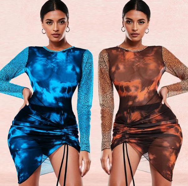 leopard women designer dresses summer print perspective slim asymmetrical skirt long sleeved bodycon dresses, Black;gray
leopard women designer dresses summer print perspective slim asymmetrical skirt long sleeved bodycon dresses, Black;gray