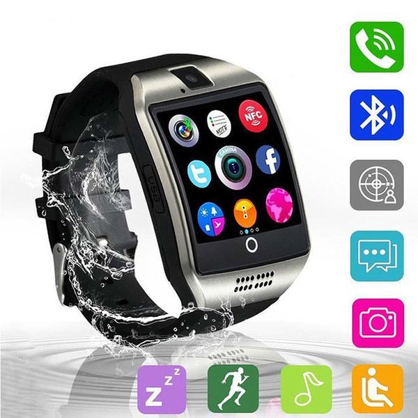 q18 smart watch bluetooth smart watch android phone supports sim card camera to answer the phone and can set various languages
q18 smart watch bluetooth smart watch android phone supports sim card camera to answer the phone and can set various languages