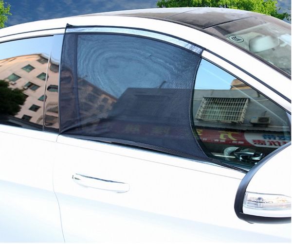 

car sunshade 2pcs universal auto side window sunshades pvc shield screen visor car electrostatic sunscreen curtain shade